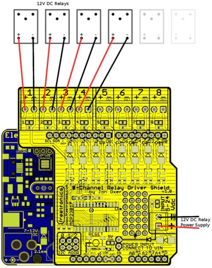 8-Channel Relay Driver Shield - Image 5