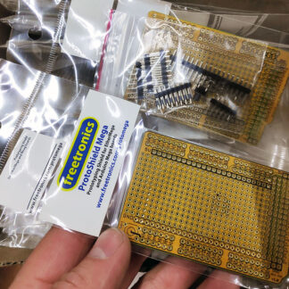 ProtoShield Mega for Arduino, old-style headers