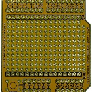 ProtoShield Short for Arduino, old-style headers